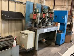 Johansson  3 Spindle Drill Press
