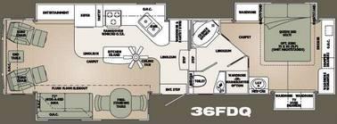 2007  Carriage   Carri-Lite 36FDQ Travel Trailer