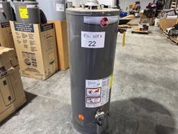 Unused 2018 Rheem PROG50-38N RH60 Classic Series 50 Gallon Natural Gas Powered Water Heater