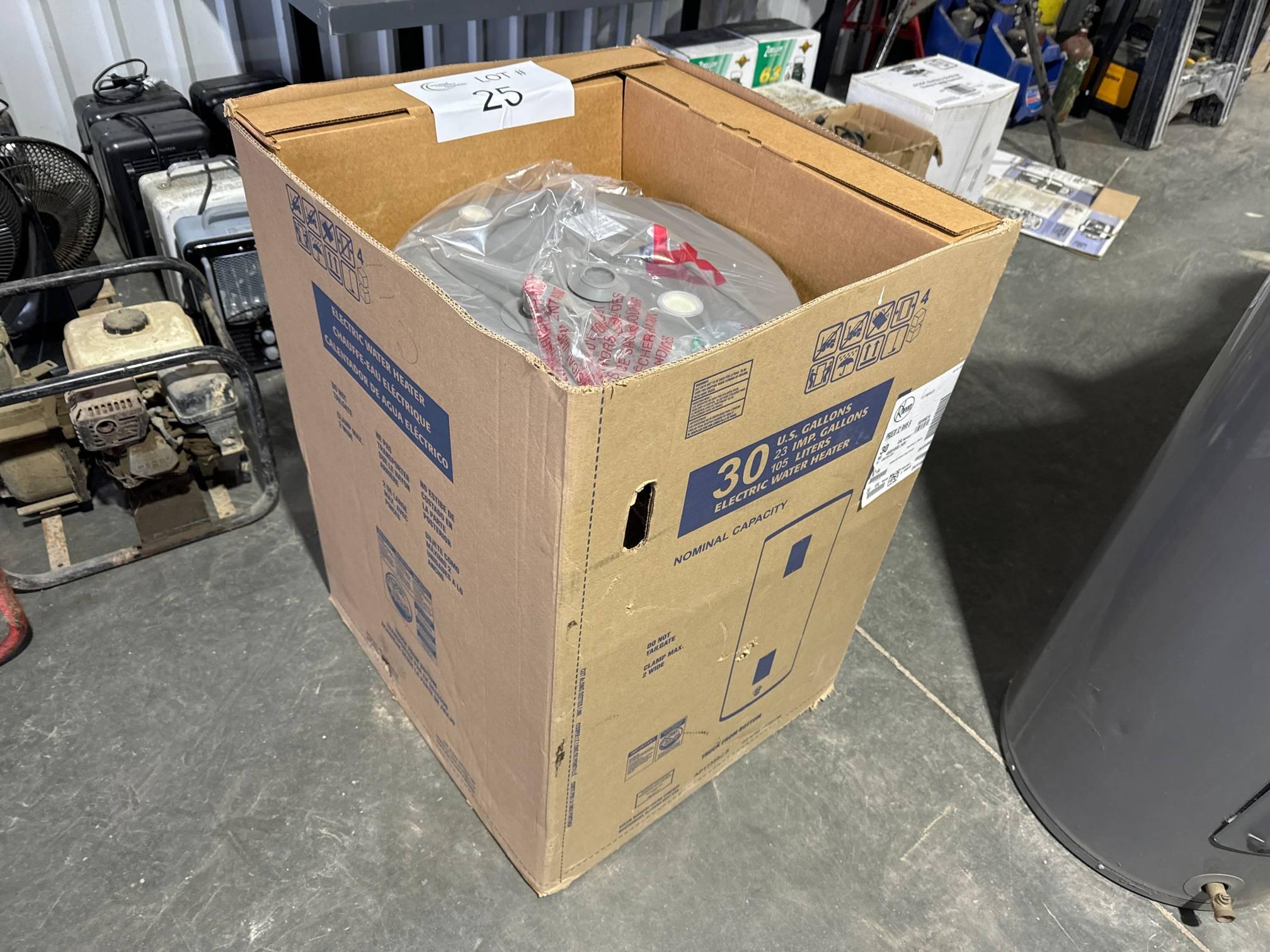 Unused 2019 Rheem Pro E30 Electric Water Heater