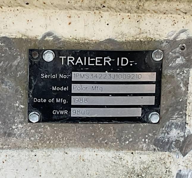 1988  Polar  Tanker Trailer