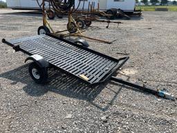 Homemade Single Axel Mower Trailer