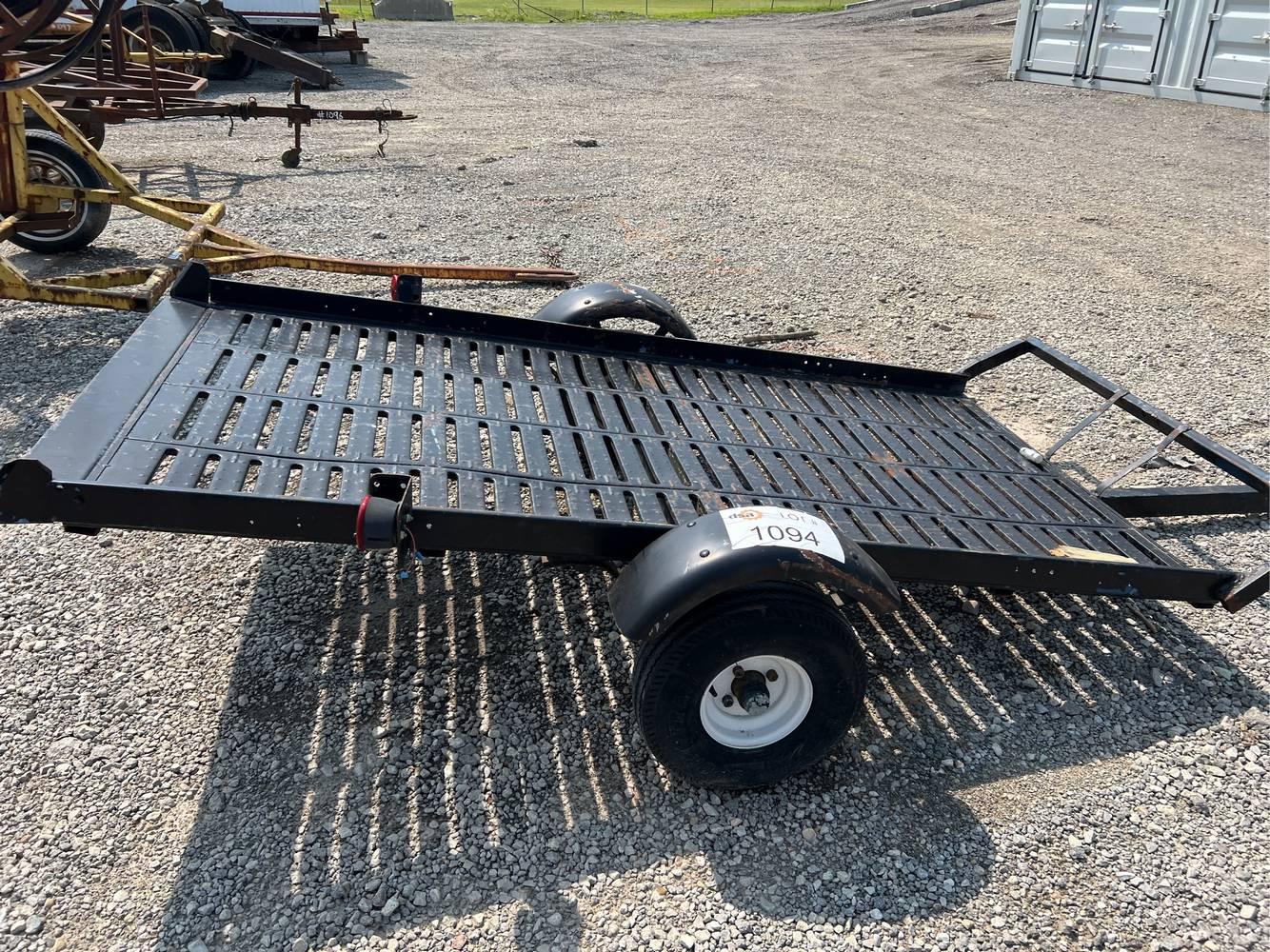 Homemade Single Axel Mower Trailer