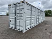 40’ Four Door Side Shipping Container