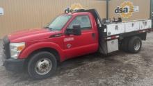2011 Ford F350XL Super Duty Flatbed Truck
