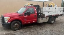 2011 Ford F350XL Super Duty Flatbed Truck