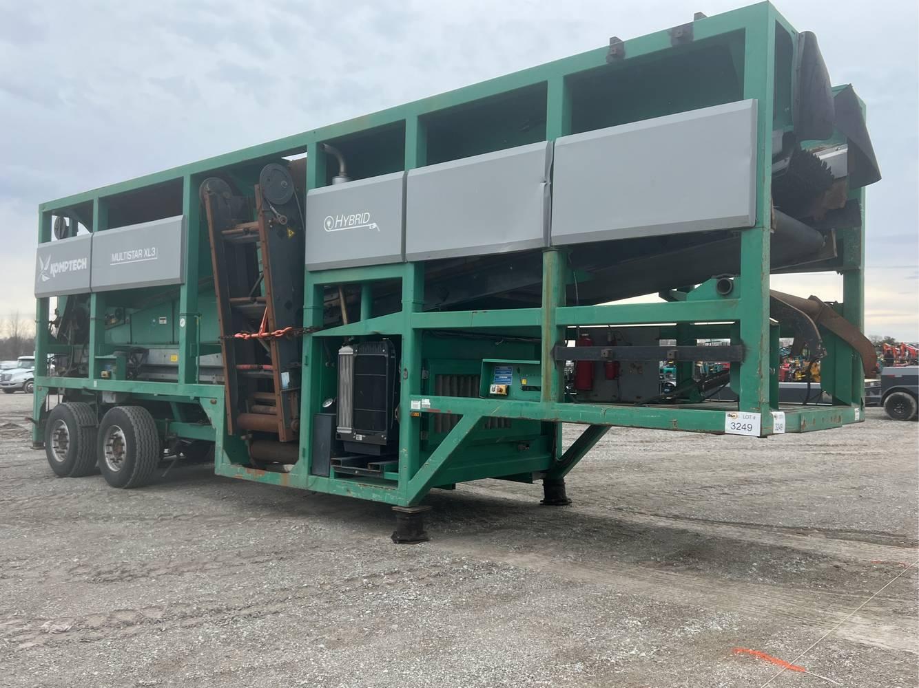 2016  Komptech  XL3 Multistar 17' x 4'  Screening Plant