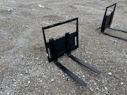 Unused Mini Skid Loader 29” Pallet Forks
