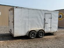Spray Foam Enclosed Trailer