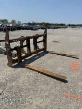8’ JRB Quick Attach Loader Forks