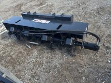 Unused 72” JCT Skid Loader Rototiller