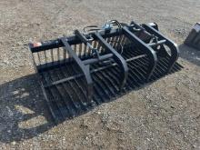 Unused 84” JCT Skid Loader Grapple Bucket