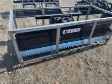Unused 84” JCT Skid Loader Snow Plow