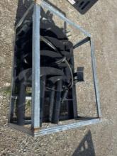 Unused JCT Skid Loader Auger, 12”, 18” Augers