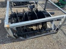 Unused JCT Skid Loader Auger, 8", 12”, 18” Augers