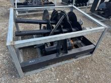 Unused JCT Skid Loader Auger, 8”, 12” 18” Bits