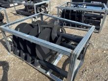 Unused JCT Skid Loader Auger, 8”, 12” 18” Bits