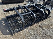 Unused 84” JCT Skid Loader Grapple Bucket