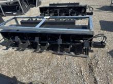 Unused 72” JCT Skid Loader Rototiller