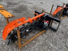 New Unused 2025 GIYI  GY-D39F Skid Loader Trencher