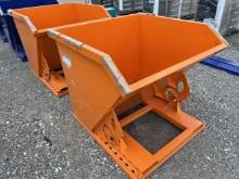 Unused Concrete Dumpster