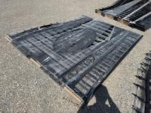 Unused 14' Metal Deere Gates