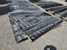 Unused 14' Metal Plant Gates