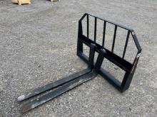 Unused 48” Tomahawk Skid Loader Pallet Forks