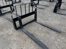 Unused 48” Tomahawk Skid Loader Pallet Forks