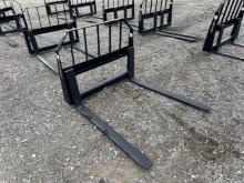 Unused 48” Tomahawk Skid Loader Pallet Forks