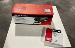 Unused  Porter Cable 6" Variable Speed Orbit Polisher