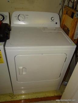 (K) KENMORE SERIES 100 DRYER. MODEL 110.60222511: 29"x25"x43"