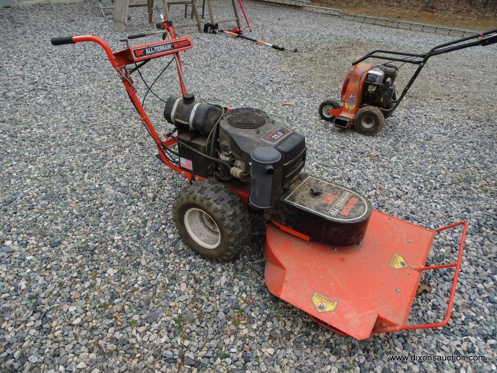 DR ALL TERRAIN MOWER;DR ALL-TERRAIN FIELD AND BRUSH WALK BEHIND MOWER WITH 15 HP KAWASAKI FH451V