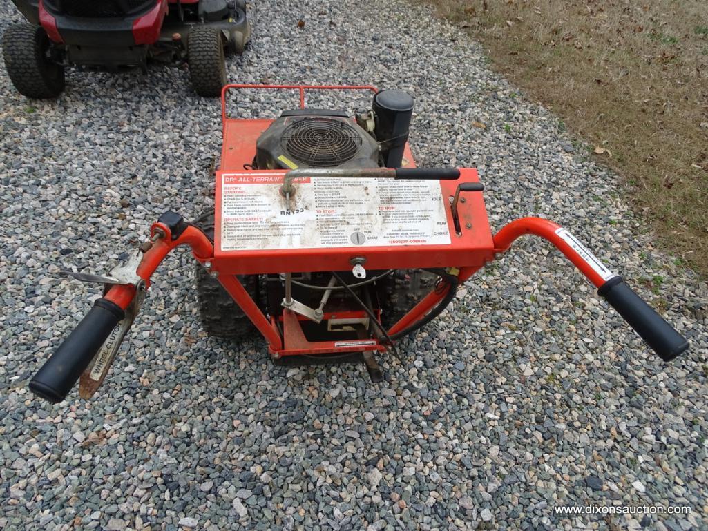 DR ALL TERRAIN MOWER;DR ALL-TERRAIN FIELD AND BRUSH WALK BEHIND MOWER WITH 15 HP KAWASAKI FH451V