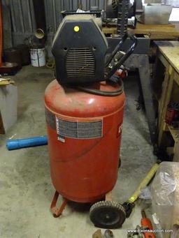 (GAR) AIR COMPRESSOR; CRAFTSMAN UPRIGHT 33 GAL. AIR COMPRESSOR- MODEL-919.167320, 150 PSI- 50 IN