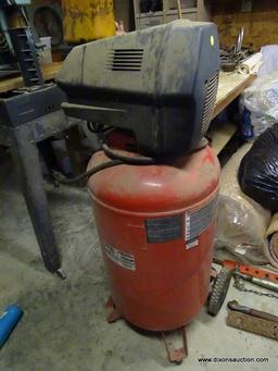 (GAR) AIR COMPRESSOR; CRAFTSMAN UPRIGHT 33 GAL. AIR COMPRESSOR- MODEL-919.167320, 150 PSI- 50 IN