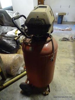 (GAR) AIR COMPRESSOR; CRAFTSMAN UPRIGHT 33 GAL. AIR COMPRESSOR- MODEL-919.167320, 150 PSI- 50 IN