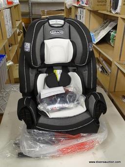 GRACO CAR SEAT; GRACO 4EVER DLX, 4 IN 1 CAR SEAT. INFANT TO TODDLER CAR SEAT THAT HAS 4 DIFFERENT