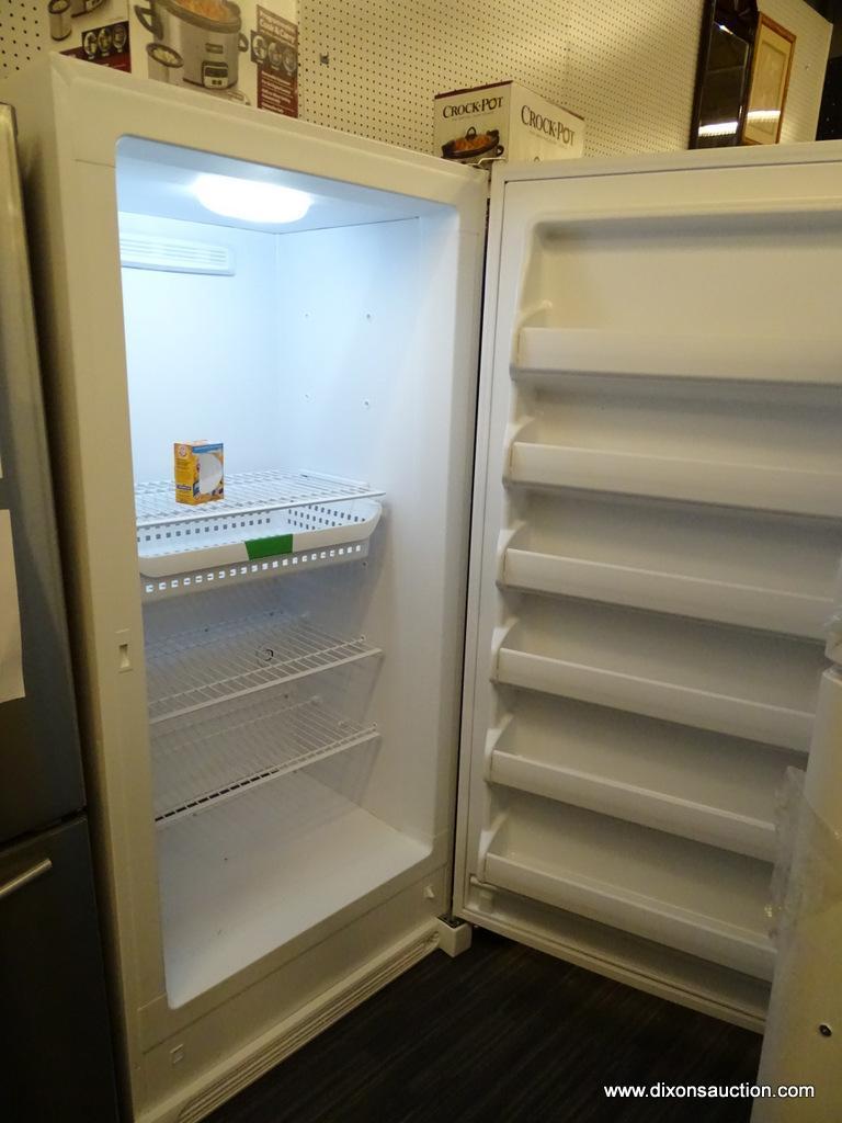FRIGIDAIRE 20.2-CU FT FROST-FREE UPRIGHT FREEZER ENERGY STAR. CREATE MORE SPACE FOR YOUR GROCERIES