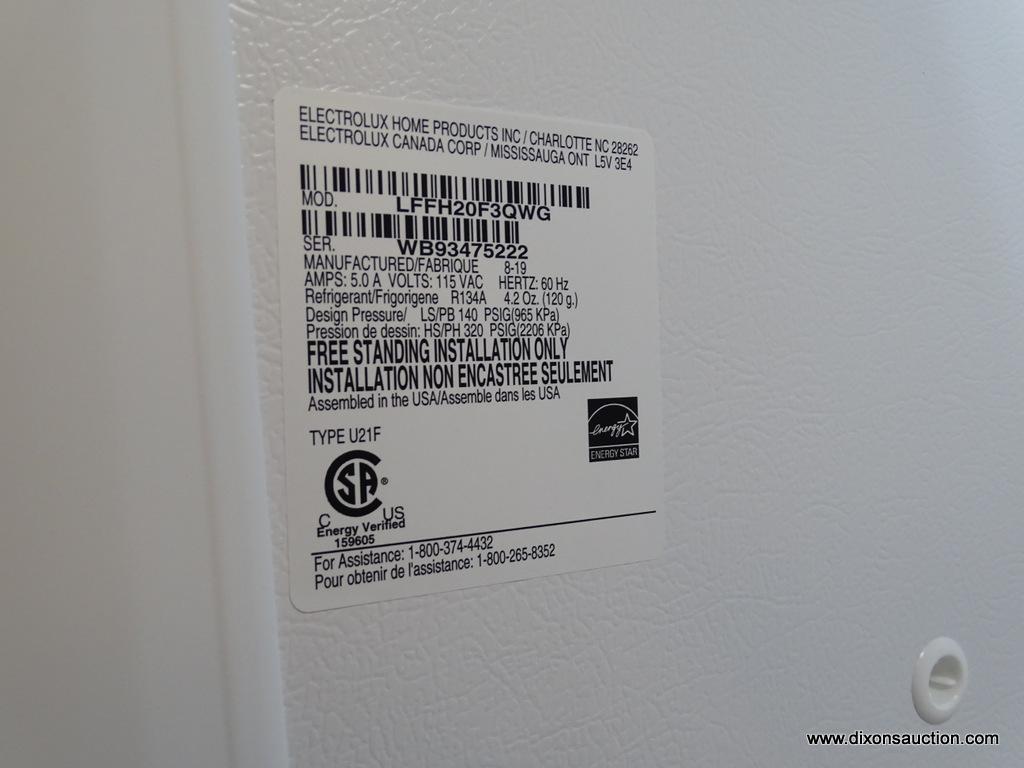 FRIGIDAIRE 20.2-CU FT FROST-FREE UPRIGHT FREEZER ENERGY STAR. CREATE MORE SPACE FOR YOUR GROCERIES