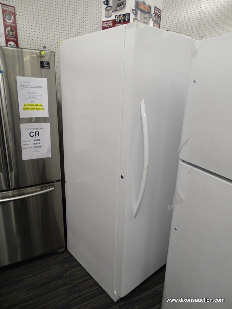 FRIGIDAIRE 20.2-CU FT FROST-FREE UPRIGHT FREEZER ENERGY STAR. CREATE MORE SPACE FOR YOUR GROCERIES