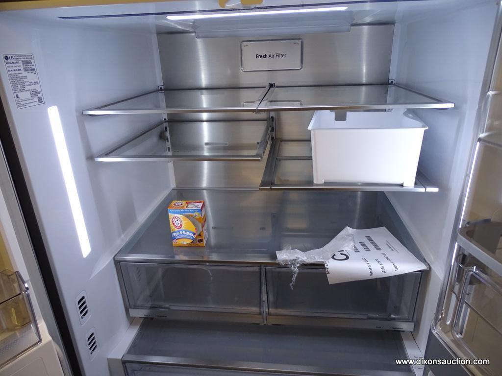 LG SMARTTHINQ 29.7-CU FT FRENCH DOOR REFRIGERATOR WITH DUAL ICE MAKER (FINGERPRINT-RESISTANT