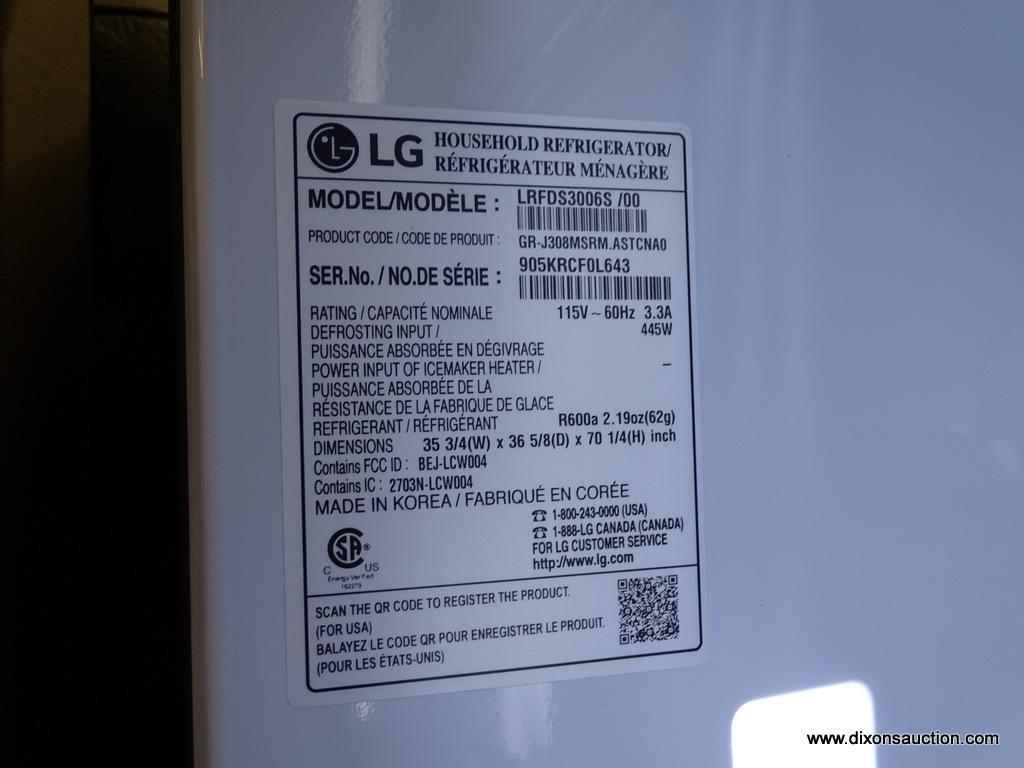 LG SMARTTHINQ 29.7-CU FT FRENCH DOOR REFRIGERATOR WITH DUAL ICE MAKER (FINGERPRINT-RESISTANT