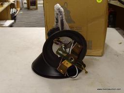 (R7) FORTE LIGHTING OUTDOOR LANTERN; MATTE BLACK FINISH. PRODUCT NO. 1127-01-32DS. COMES NEW IN OPEN