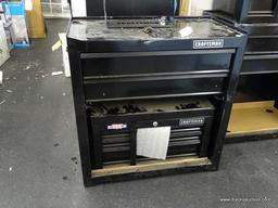 CRAFTSMAN 1000 SERIES BALL BEARING TOOL CHEST; 2 PIECE TOOL CHEST WITH A TABLE TOP LOCKING 3 DRAWER
