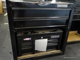 CRAFTSMAN 1000 SERIES BALL BEARING TOOL CHEST; 2 PIECE TOOL CHEST WITH A TABLE TOP LOCKING 3 DRAWER