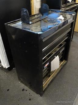 CRAFTSMAN 1000 SERIES BALL BEARING TOOL CHEST; 2 PIECE TOOL CHEST WITH A TABLE TOP LOCKING 3 DRAWER