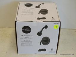 (R2) PROJECT SOURCE TUB AND SHOWER FAUCET WITH AN OIL RUBBED BRONZE FINISH AND A PRESSURE BALANCED
