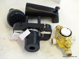 (R2) PROJECT SOURCE TUB AND SHOWER FAUCET WITH AN OIL RUBBED BRONZE FINISH AND A PRESSURE BALANCED