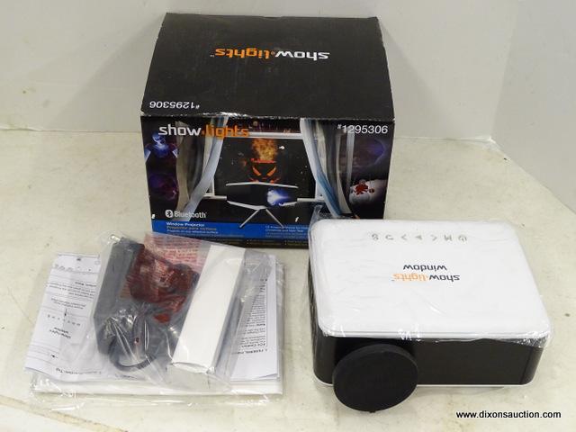 (R2) SHOW LIGHTS BLUETOOTH MULTI-FUNCTION WINDOW PROJECTOR WITH 10 AMAZING SHOWS FOR HALLOWEEN,